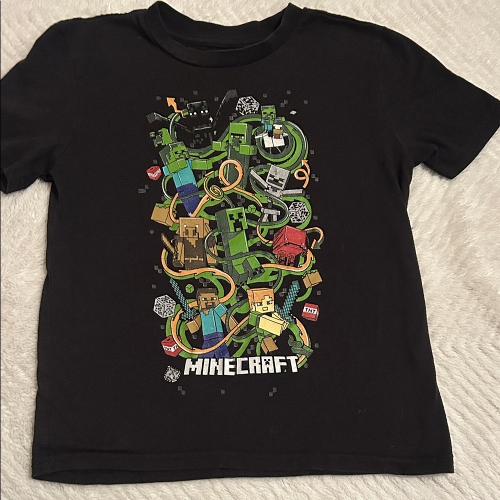 MAD Engine Black Minecraft Tee